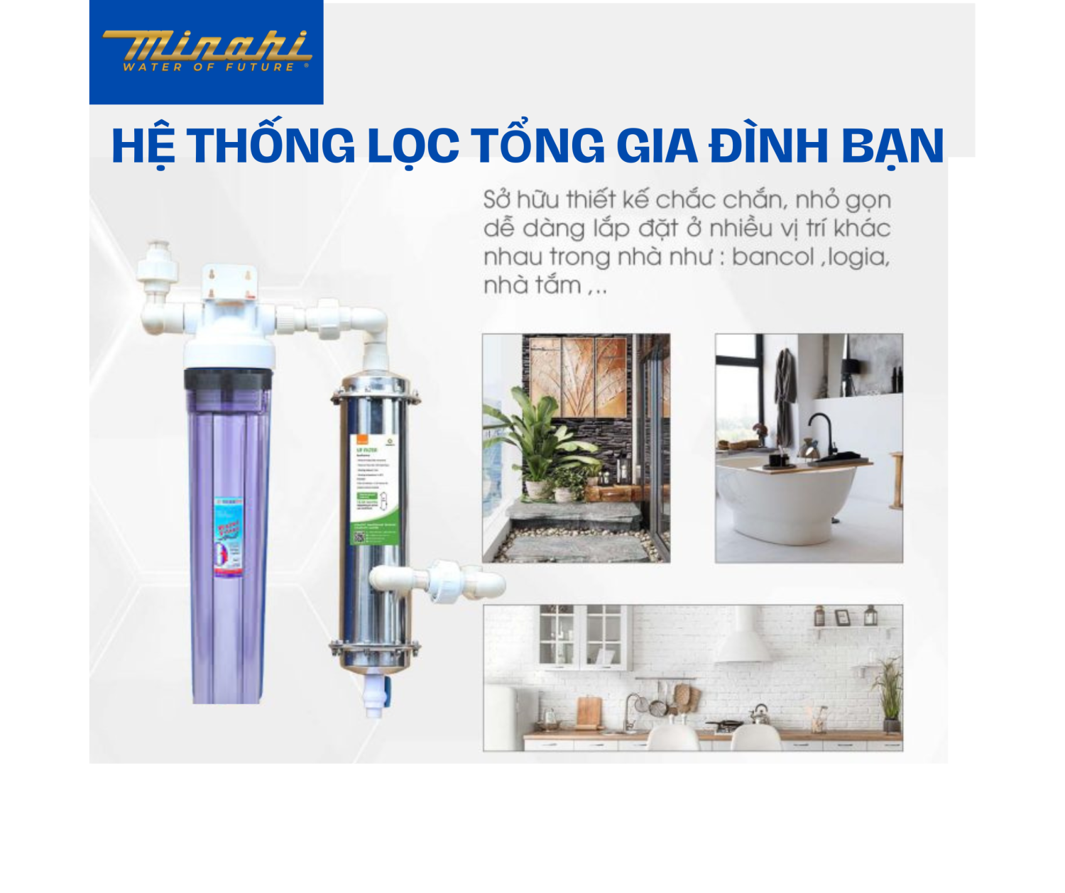 HỆ THỐNG LỌC NƯỚC TỔNG CHO GIA ĐÌNH